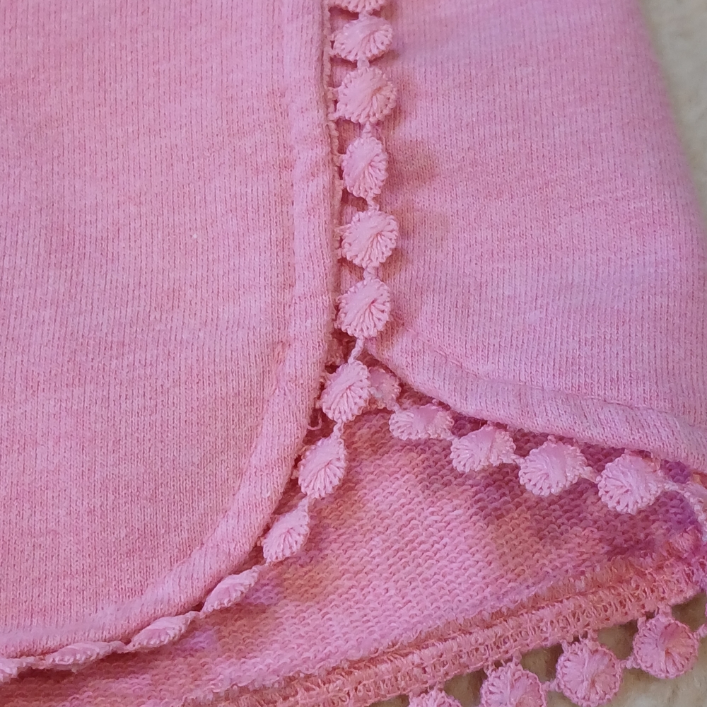 Tommy Bahama Girls' Small (5/6) Pink Pom Trim Girls' Shorts - Picture 4 of 5
